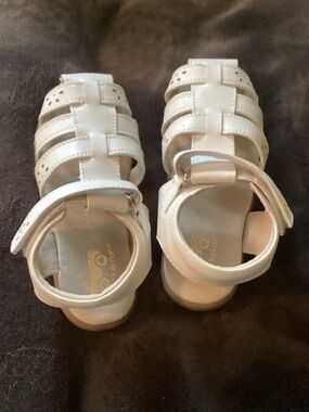See Kai Run white sandals